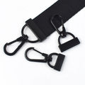 Deepeel BD381 15-40mm Bag Parts Accessories Zinc Alloy Black Webbing Hook Buckle Keychain Dog Collar Connection Swivel Hooks