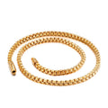6mm Stainless Steel New Gold Chain Design for Men Women Dubai Gold Chain Design