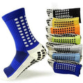 Wholesale Mens Non Slip Crew Sports Football Socks Green Grip Thick Anti Slip Soccer Socks