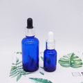 30ml 1oz Cobalt Blue Luxury Glass Cosmetics Bottle Packaging