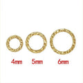 Etsy Hot Gold Filled Sparkle Jump Rings Wholesale Diy Jewelry Findings Accessory