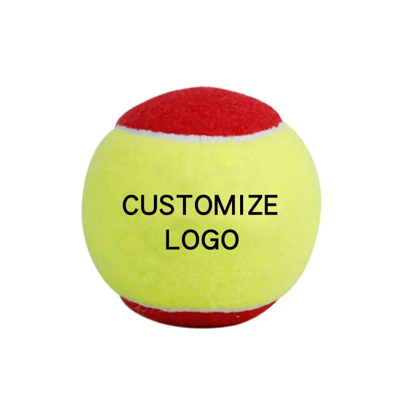 Stage 3 Children Tennis 75mm Diameter Soft Slow Speed Kids Tennis Ball 25%Low Pressure Tennis Welcome Custom Colors and Package