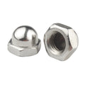 Nickel Plated Carbon Steel Hex Domed Cap Nut 6x17 for Industrial Use