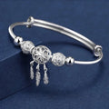 Adjustable Dreamcatcher Bracelet Chain Creative Dream Catcher Tassel Feather Bangle