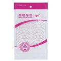 Women's 5-Point Positioning Eyelash Extension Practice Lash Map Stickers Grafted Eyelashes Paper Sticker 70 Pairs/Bag Beginner