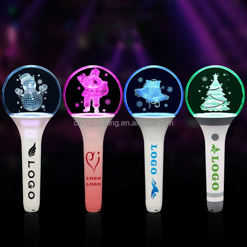 RICHSHINING Factory Custom ODM Light up Colorful Stick MAMAMOO Korea Cheering Penlight Concert Flashing Stick for Promotion Fans