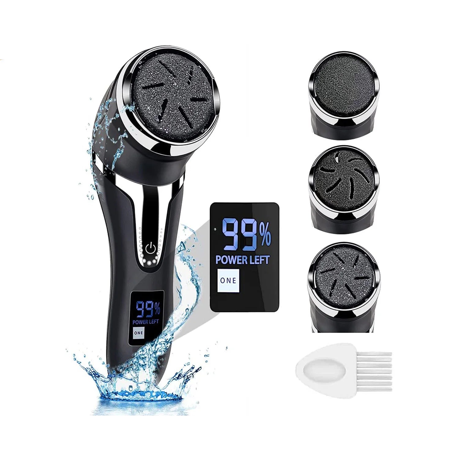 Professional Portable Rechargeable Waterproof Electric Callus Remover With Vacuum Suction Function for Feet Callus Removal