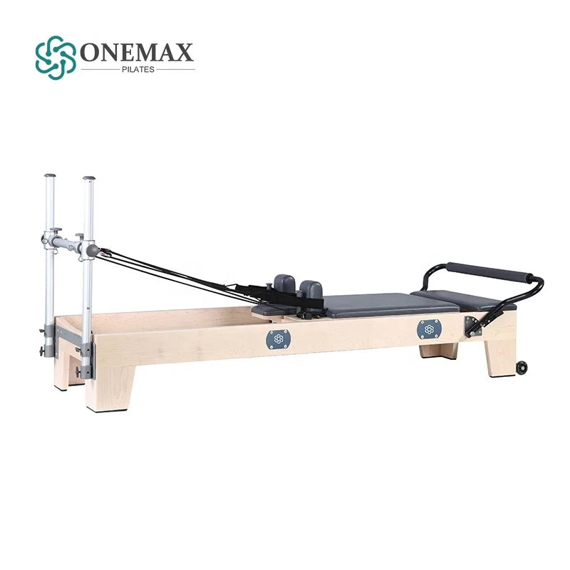 ONEMAX Classic for Pilates Reformer Cored Bed-Durable Maple Wood Pilates Studio Equipment CE Certified 10-Year Warranty