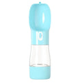 Kingtale Portable Outdoor Travel Dog Food and Water Bowl OEM Logo Wholesale Silicone and Plastic Pet Bottle for Feeding