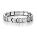 2025 New Fashion Wholesale Europe Hypoallergenic 18K Gold Plated Stainless Steel Italian Link Charms Bracelet for Women Men