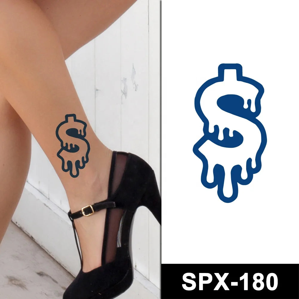 Wholesale Waterproof Skin Safe Long Lasting 2 Weeks Realistic Matt Temporary Juice Ink Jagua Semi Permanent Tattoo