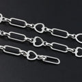 Stainless Steel Oval Sheet Love Chain Fashion DIY Necklace Bracelet Heart-shaped Package Clothing Pendant