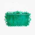 Luxury Design Box Shape Chain Pearl Acrylic Bag Clutch Fashion Party Diamond Purses Women Wedding Evening Bags
