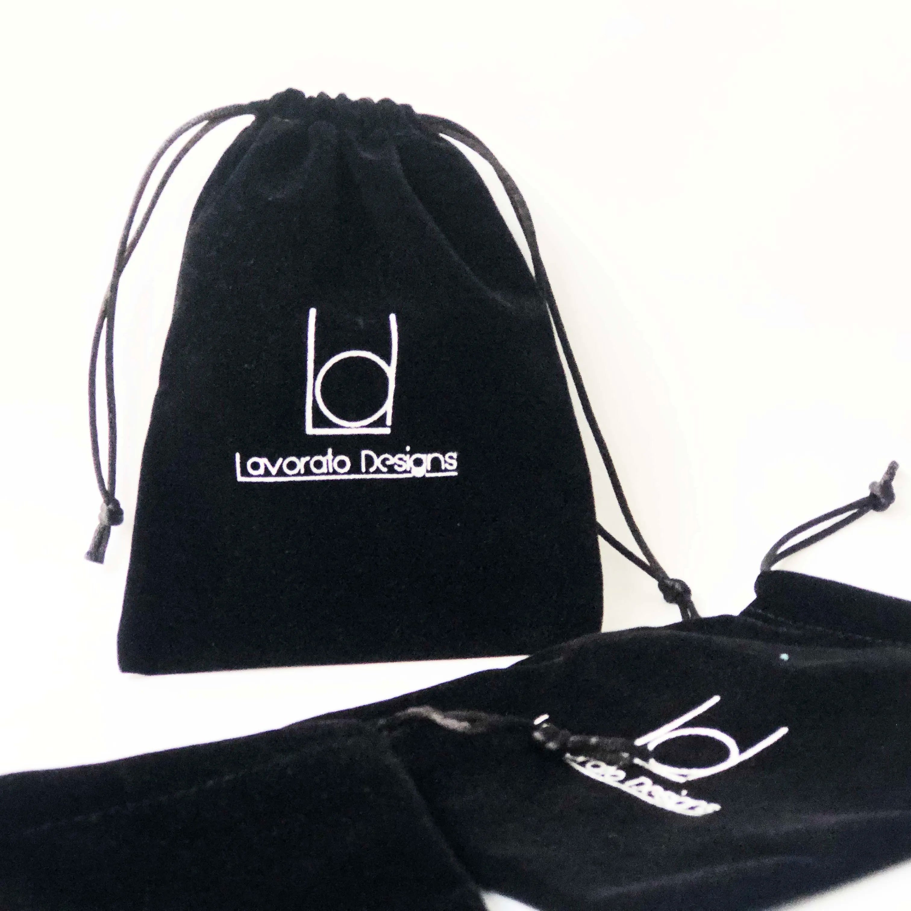 Wholesale Eco Friendly Small Pouch Printing Jewelry Gift Velvet Drawstring Bag With Custom Logo