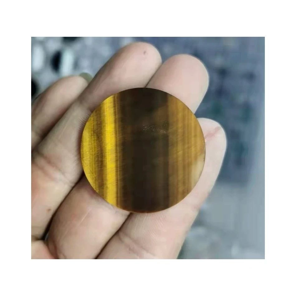 Manufacturer Custom Tiger Eye Environmental Fecture Cut Watch Dial Daily Watch Accessories