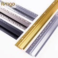 Foshan Ringo Factory Supply Modern Design Decorative Aluminum Carpet Tile Edge Trim Corner Profile Waterproof Accessories