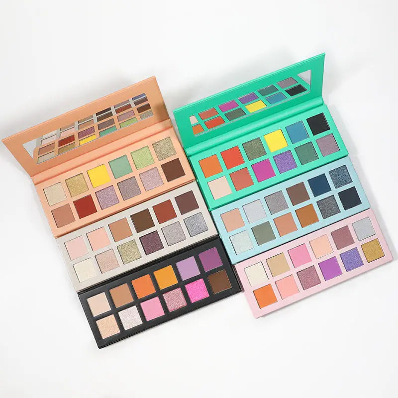 OCHAIN Custom Private Label Packaging Design Your Own Logo Luxury 12 Colors Eyeshadow Palette