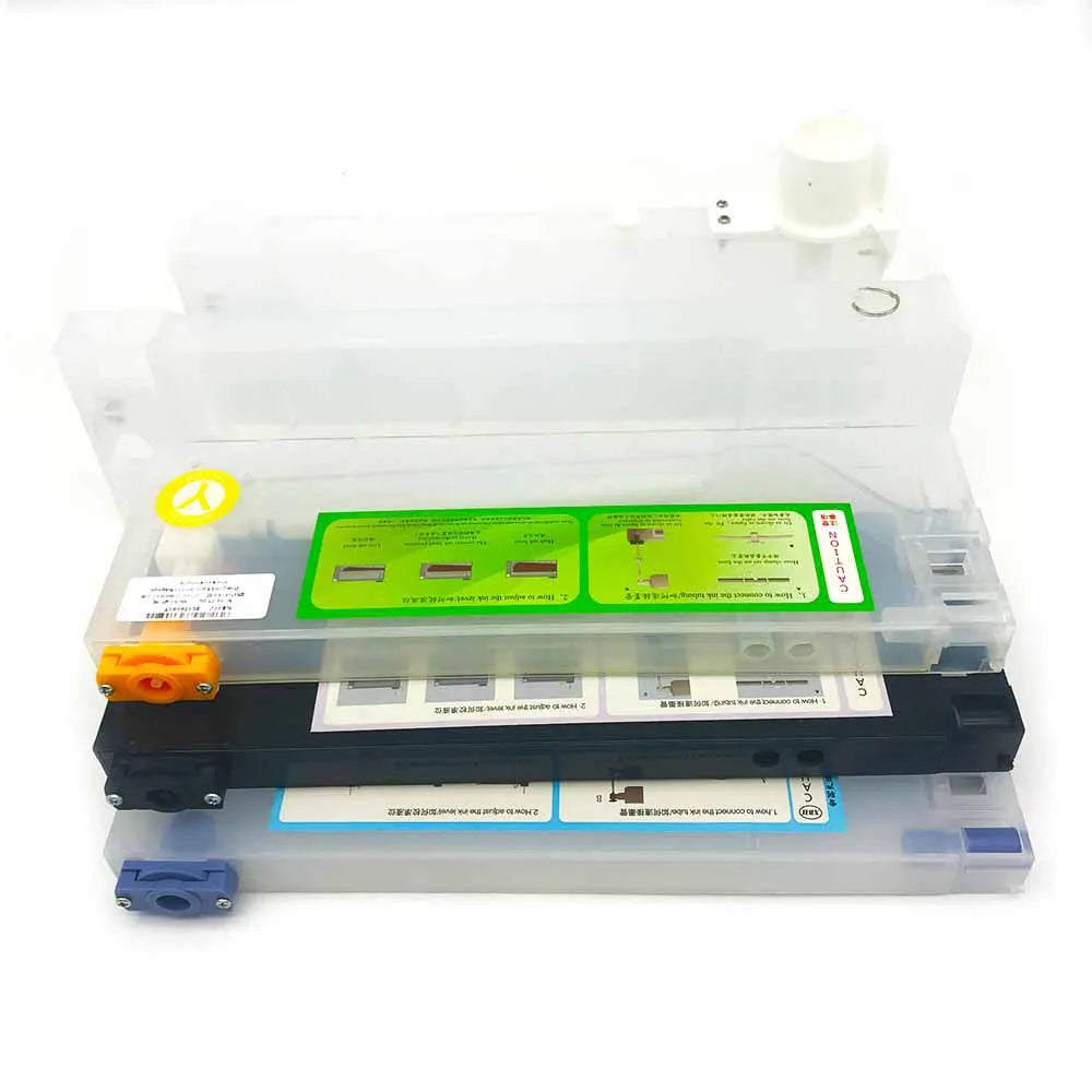 Inkjet Printer Ciss Ink Supply System 220ml Ink Cartridge Empty Refill Cartridges With Bobber for Eco Solvent Printer