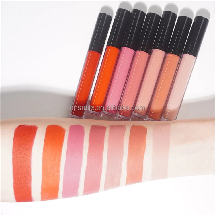 Nude Red Matte Trending Waterproof Long Lasting Vegan Cruelty Free Liquid Lipstick Lip Stick