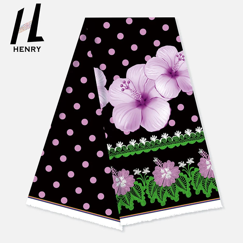 Four Sided Elastic Spring Textile Printed Fabric Beach Pants Fabric Shirt Dress Women Fashion