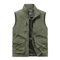 Spring and Autumn New Quick-drying Men's Waistcoat Multi-pocket Vest Jacket Outdoor Workwear Vest