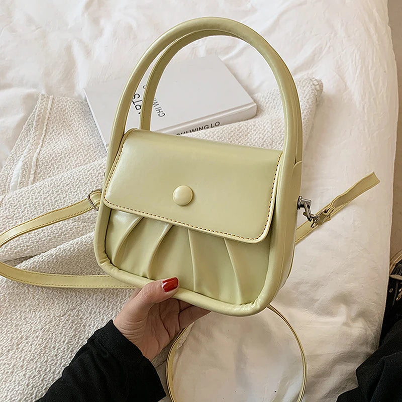 Fashion Ladies Pu Shoulder Messenger Sling Purses and Handbags Women's Leather Handbag