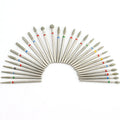 3/32'' Podiatry Drill Diamond Bit Nail Drill Rotary Tool Manicure Pedicure Carbide Nail Drill Bits