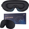 3D Super Soft Eye Mask Lightweight Satin and Cotton Sleep Mask with Elastic Adjustable Strap Shading Light for Home and Travel