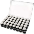 Woxin 40 Pcs Durable & Reusable Multi-color Finger Sponge Daubers with Storage Box for Painting Chalk Ink Card Making & Drawing