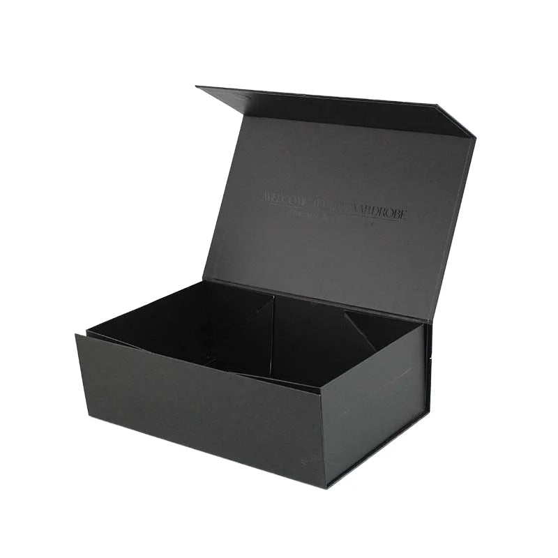 Custom Logo Luxury Rigid Cardboard Gift Box with Lid and Base Ribbon Handle Stamping for Jewelry Cosmetics Packaging