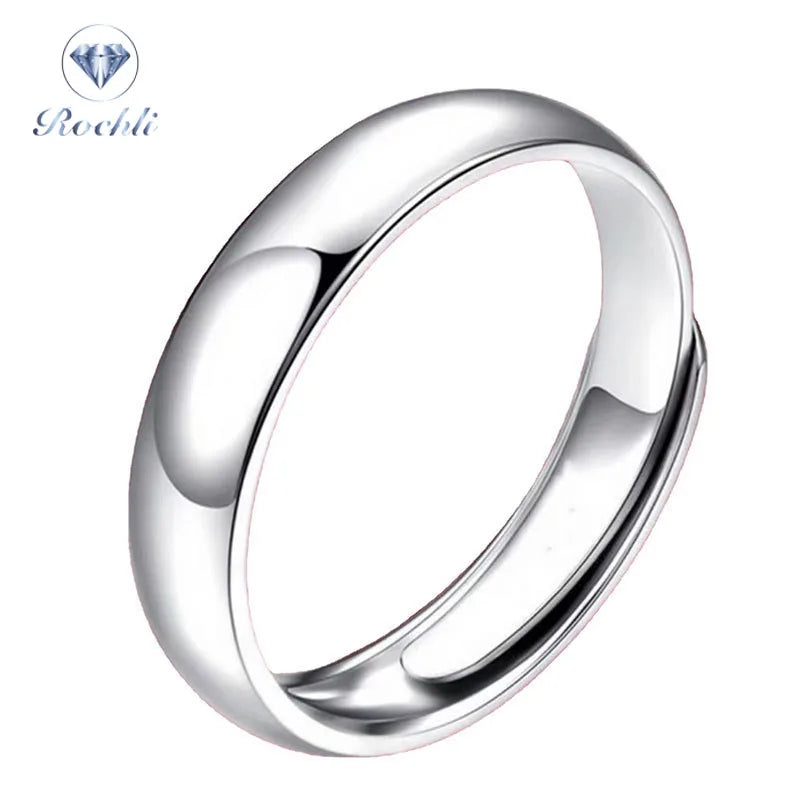 Silver Wedding Ring Hot Sale Silicone Women Jewelry Display Bag Gift Custom Men Party Diamond Silver 999 Channel Technology OEM