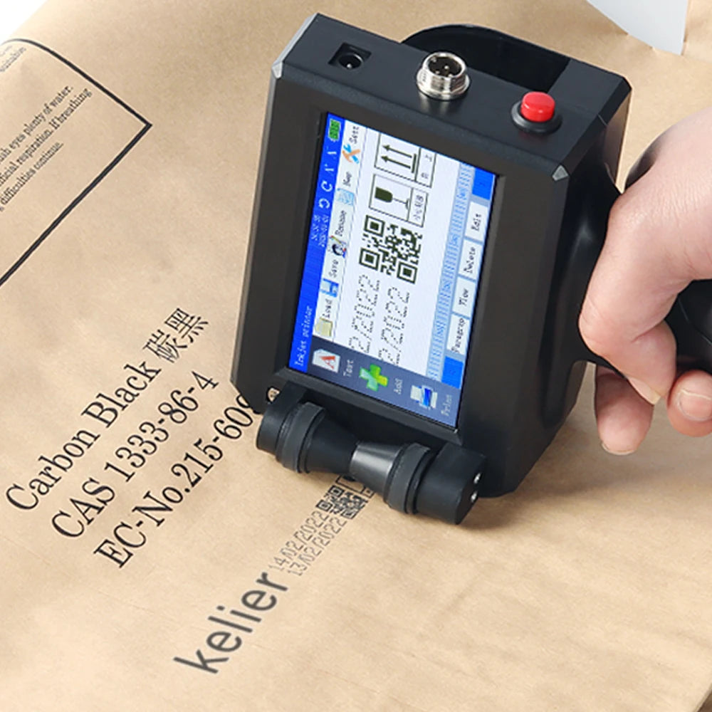 Kelier Handheld Printer Portable Digital TIJ Expiry Data Paper Label Logo Inkjet Printers