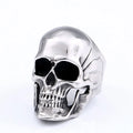 SS8-674R Steel Soldier Punk Biker Rock Skull Ring 316L Stainless Steel Huge Skeleton Jewelry for Man Jewelry