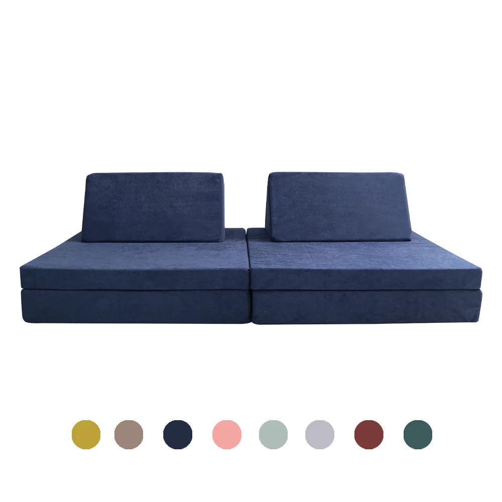 Soft Eco Friendly Safety Material Infinitely Configurable Versatile Durable and Fun Modular Kids Play Couch Mat Explorer Sofa