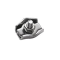 Stainless Steel 304 316 Wire Rope Double Clip Simplex/duplex Wire Rope Clamp Wire Rope Cross Clip
