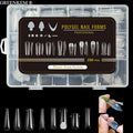 Newest 288Pcs Silicone Pad Nail Dual Form System Upper Forms for Nail Extensions Mold Quickly Building Gel Dual Form Nail Tips