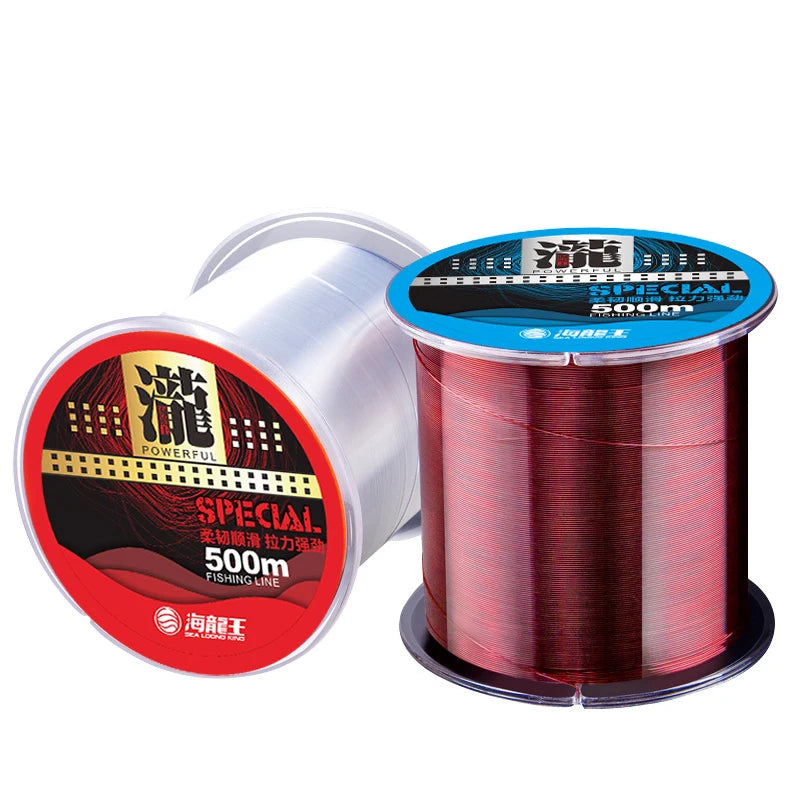 Superb 500M Nylon Fishing Line Japanese 0.8 to 10.0 Strong Multiflament 100LB High Quality Fishing Gear