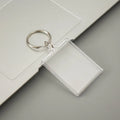 Acrylic Keychain Blanks Acrylic Photo Frame Keychain Plastic Key Chain Transparent Zinc Alloy DIY Custom Acrylic keychain