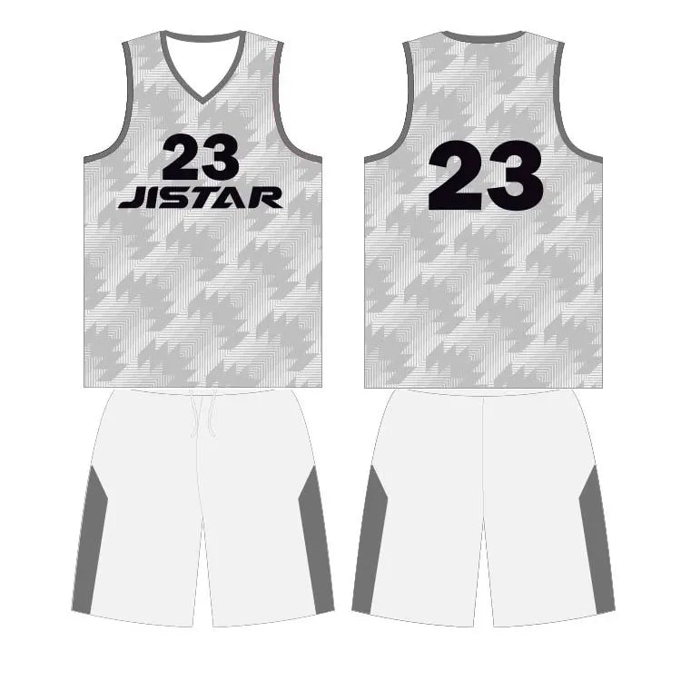 Wholesale Custom Breathable Vest Shorts 150grams QUICK DRY Plus Size Contrast Color Print Latest Basketball Jersey