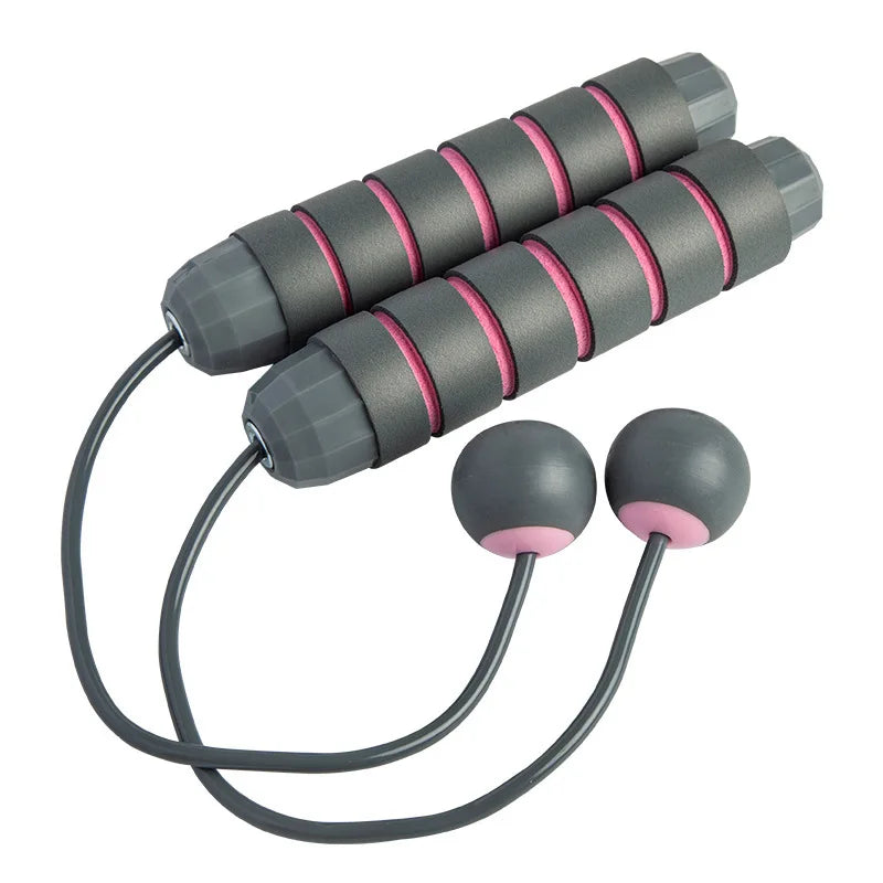 YIWU Portable Fitness Jump Rope Adjustable Indoor/Outdoor Exercise with Cordless Counter PP+PVC Material