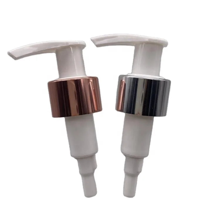 Aluminium Silver 24mm 28mm Plastic Dispenser Pump Lotion Shampoo Closure Pump Sprayer