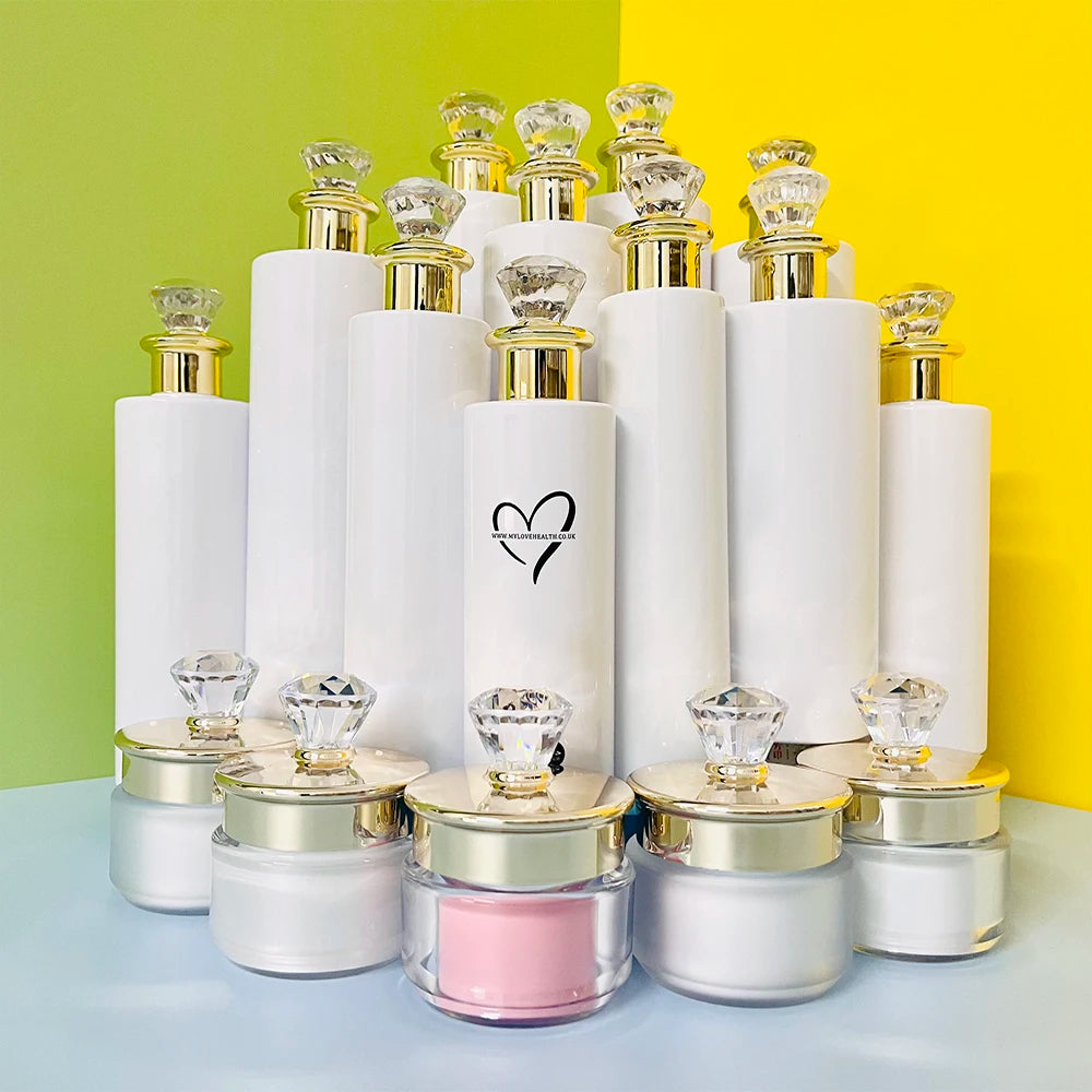 Stock 100ml 150ml 200ml 250ml 300ml 400ml 500ml High-end PET Cosmetic Packaging Screw Cap Body Oil Skin Care Serum Lotion