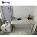 Luxury Interior Decoration Materials Italy Natural Bianco Carrara White Marble Slab for Vanity Decoration