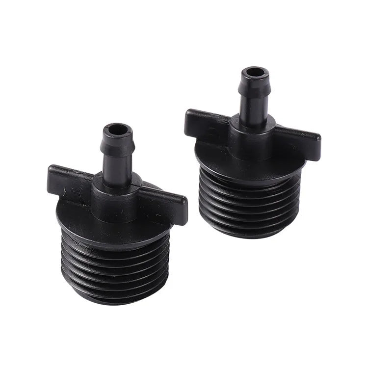 Garden Micro Irrigation Water Quick Coupling Male Thread 1/2 Inch to 1/4 Inch Hose Connector