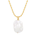 Wholesale Premium Stainless Steel Necklaces with Glossy Natural Freshwater Pearls Timeless Elegance Accessories MegaBDM