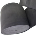 Stock Wide Elastic Knit Polyester Rubber Webbing Band 7-20 cm Black White Eco-Friendly 50 Yards KAYA KYEB003 0.9mm Thickness