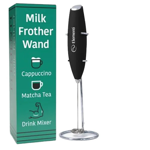 Electric Milk Frother Whisk Drink Mixer for Coffee Mini Foamer Coffee Foam Maker Milk Shake Mixer Stainless Steel Bubble Maker