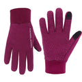 90-day window PRISAFETY Wearable Purple Fleece Warm Lining Touching Screen Jogging Running Winter Motorcycle Road Bike Bicycle Cycling Gloves