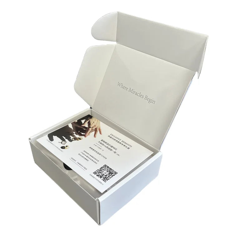 Custom Eco Friendly Embossed UV Coated Cardboard Kraft Paper Rigid Box for Cosmetic Skin Care Jewelry Clothing Gift Packaging