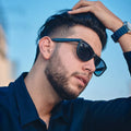 Fashionable Square Sunglasses Vintage Polarized Sunglasses Women Custom Mens Sunglasses Black